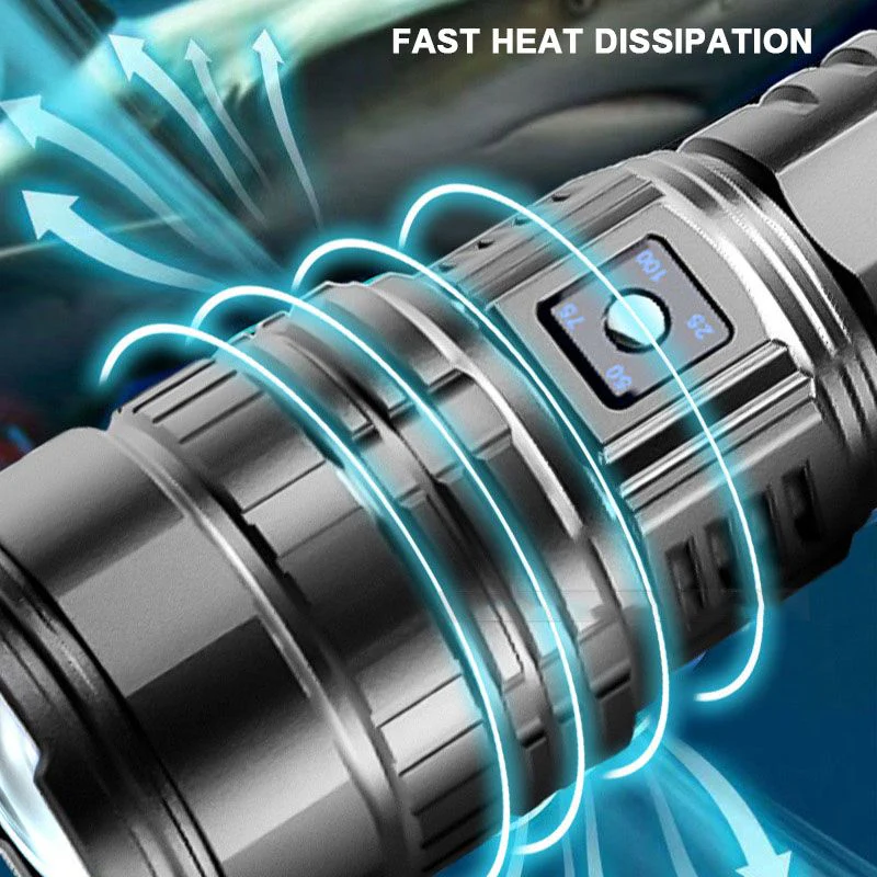 🔥Hot sale🔥Multifunctional White Laser Telescopic Zoom Tactical Flashlight - Image 11