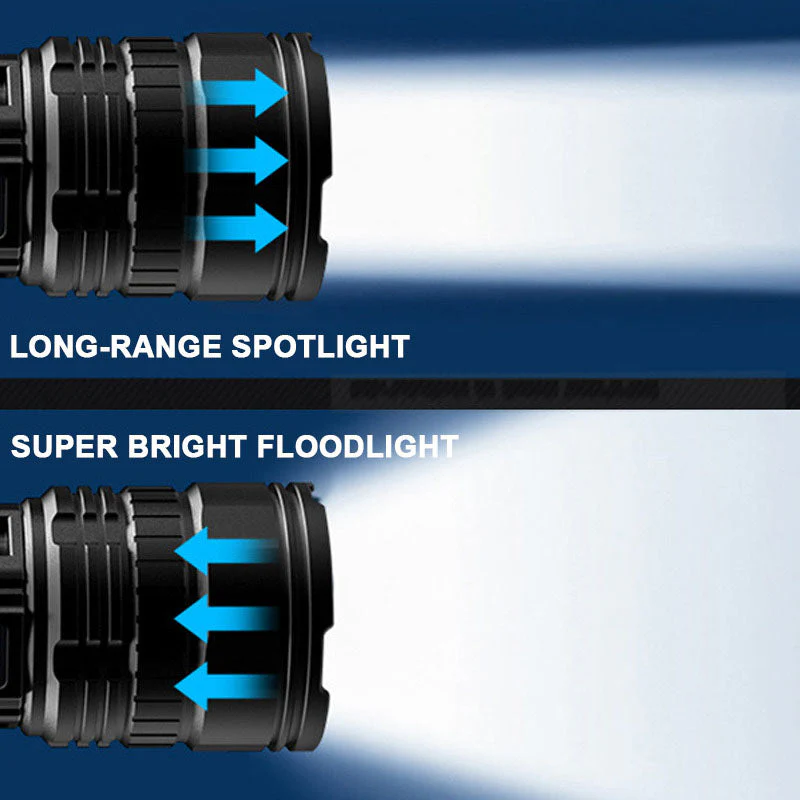 🔥Hot sale🔥Multifunctional White Laser Telescopic Zoom Tactical Flashlight - Image 3