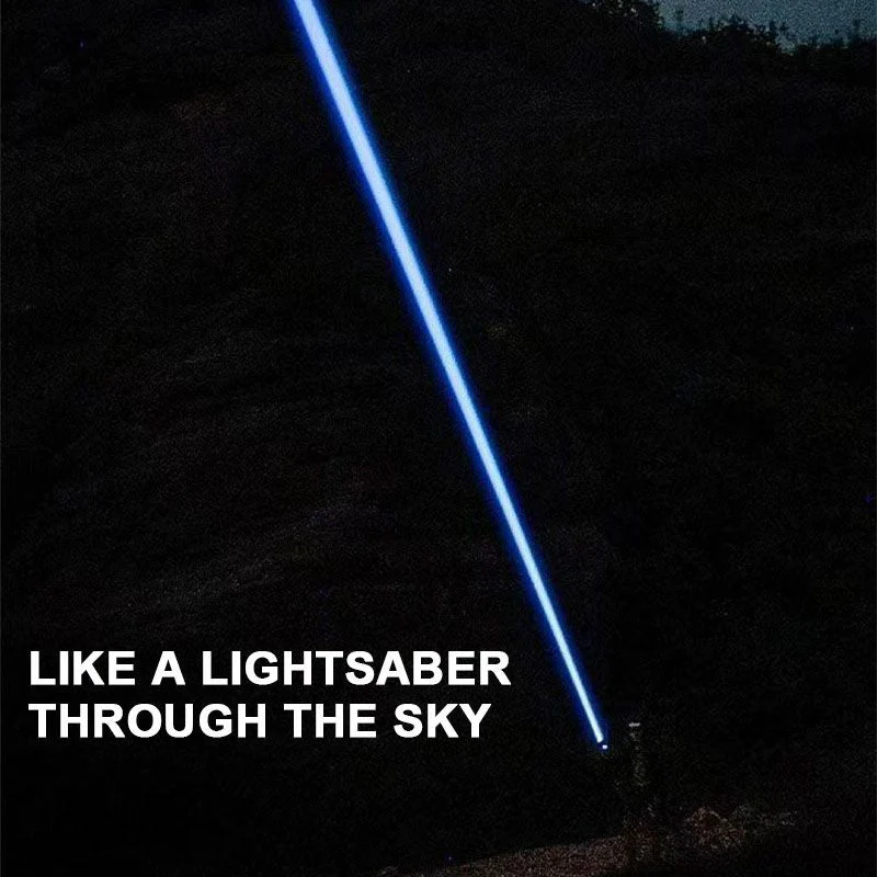 🔥Hot sale🔥Multifunctional White Laser Telescopic Zoom Tactical Flashlight - Image 5