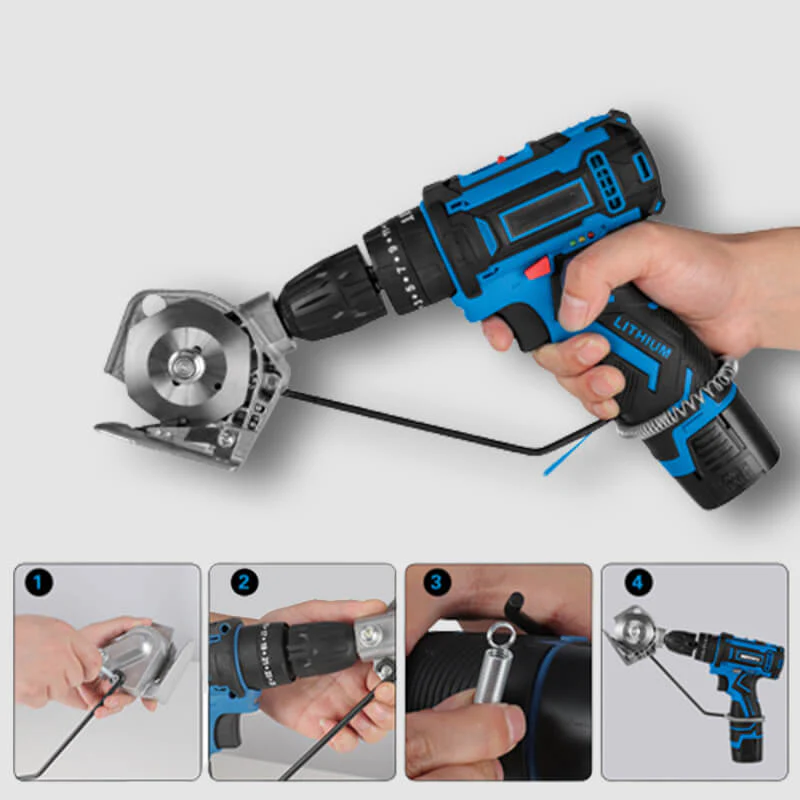 Electric drill cutting cloth scissors head - Image 3