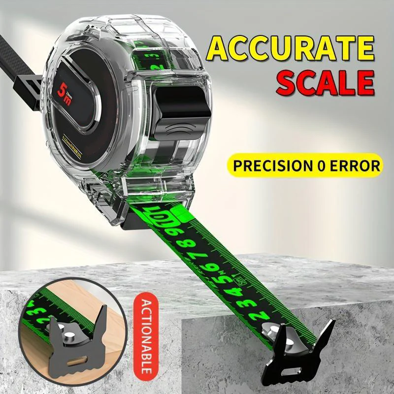 High-Precision Fluorescent Tape Measure - Image 2