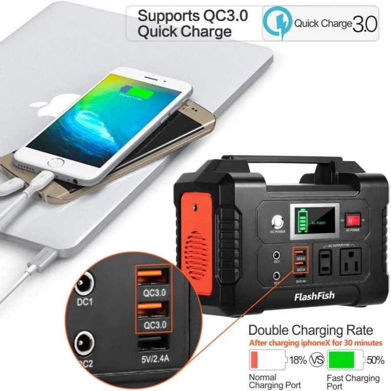 ⚡⚡200W Portable Power Station with Display - Image 5