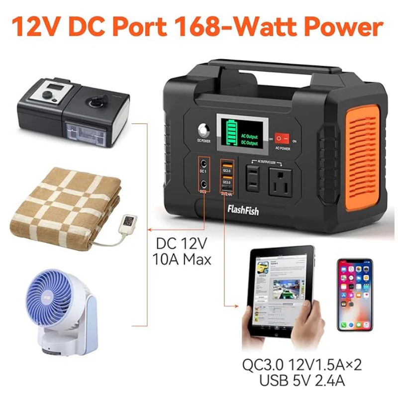⚡⚡200W Portable Power Station with Display - Image 7