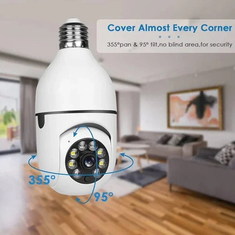 Wireless Wifi Light Bulb Security Camera - Image 10