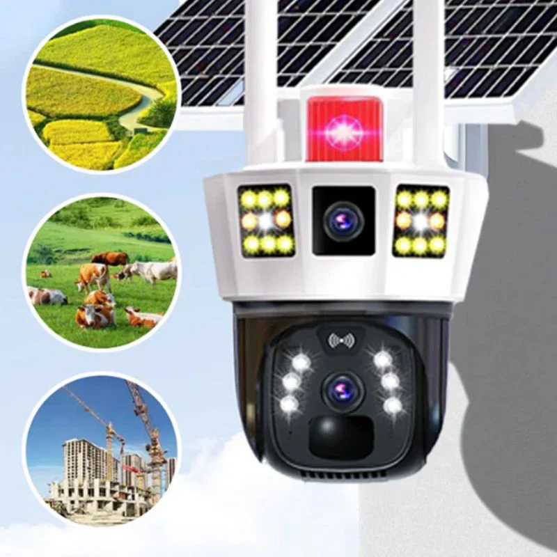 360° Smart Solar Surveillance Camera with Three-screen Monitoring - Image 4