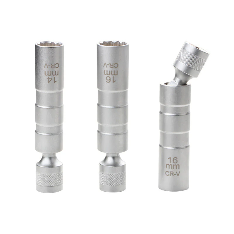 Magnetic Universal Socket Wrench Universal Joint Car Spark Plug Removal And Installation Tool - Image 5