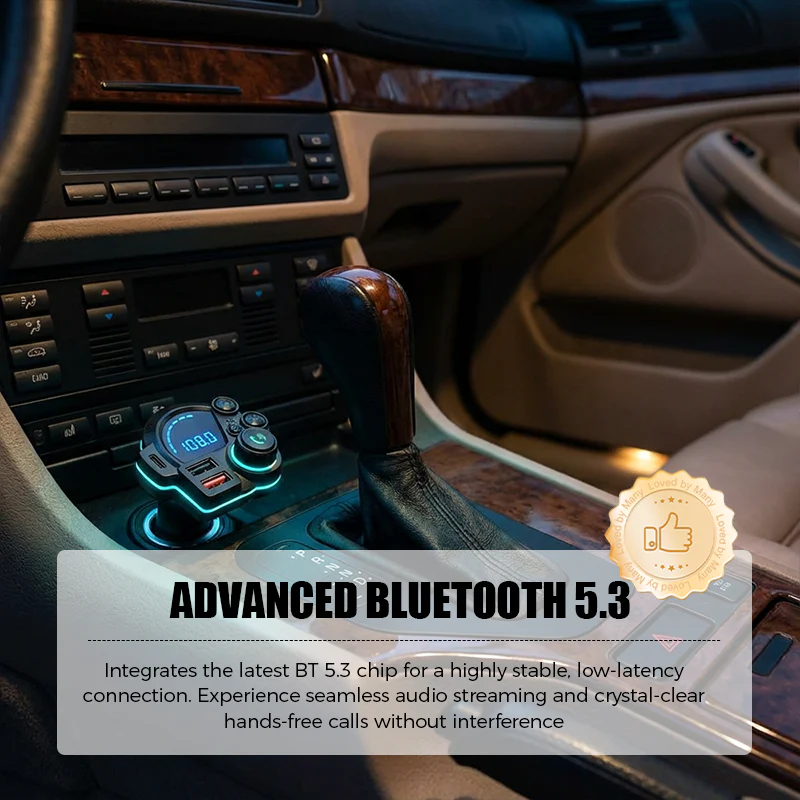 Universal Dual-Port Car FM Bluetooth Transmitter - Image 4