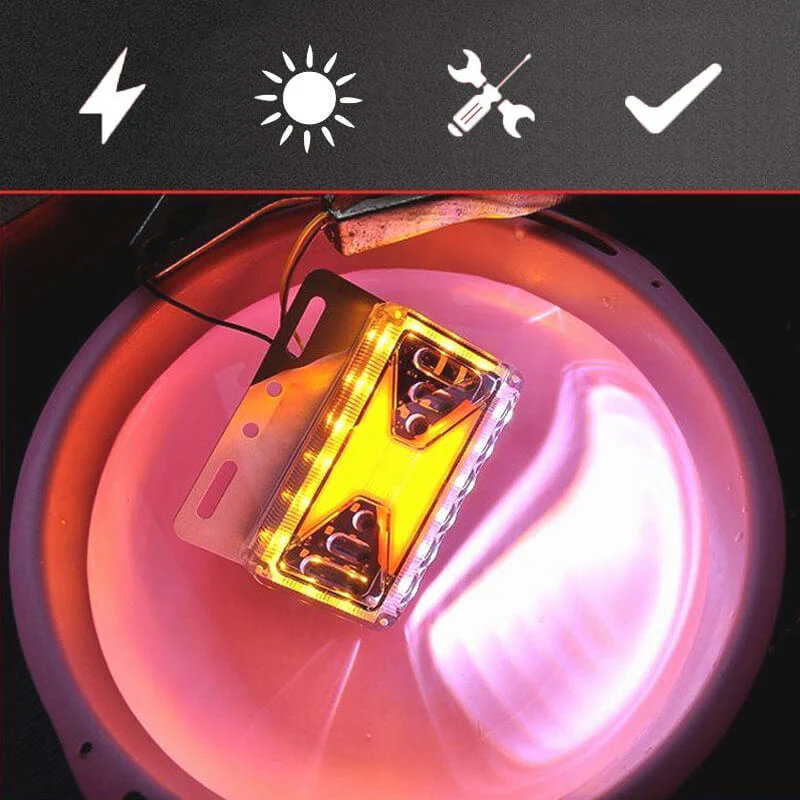 Truck led waterproof super bright trailer light 24V - Image 3