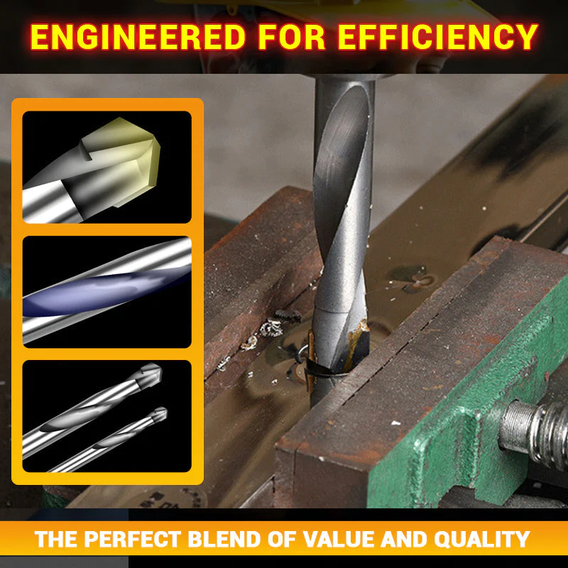 Tungsten Carbide Twist Drill Bit Set - 8/9/10 Pieces - Image 6