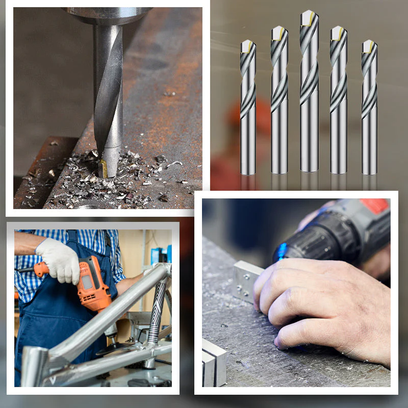 Tungsten Carbide Twist Drill Bit Set - 8/9/10 Pieces - Image 7