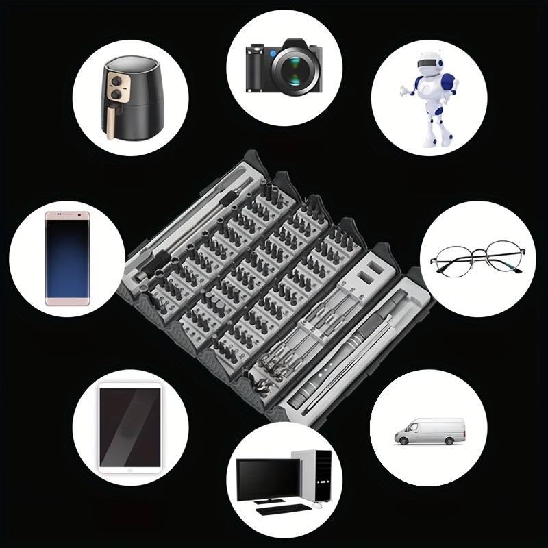 128-in-1 Precision Screwdriver Set Disassembly And Repair Tool Multi-function Manual Screwdriver Book Set - Image 6