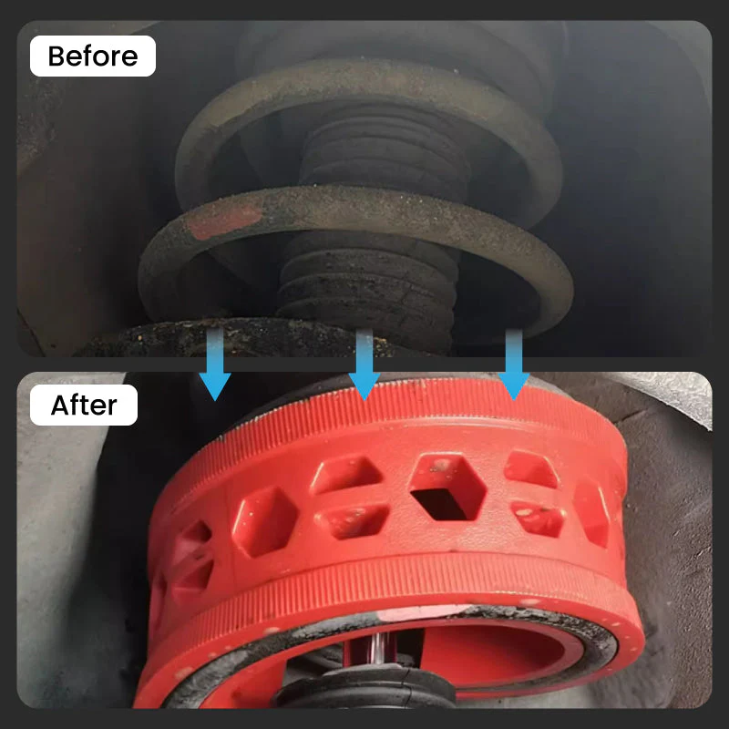 2pcs Universal Car Rubber Spring Shock Absorbers - Image 4