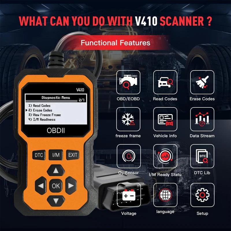 Universal OBD2 Scanner & Car Code Reader - Image 2