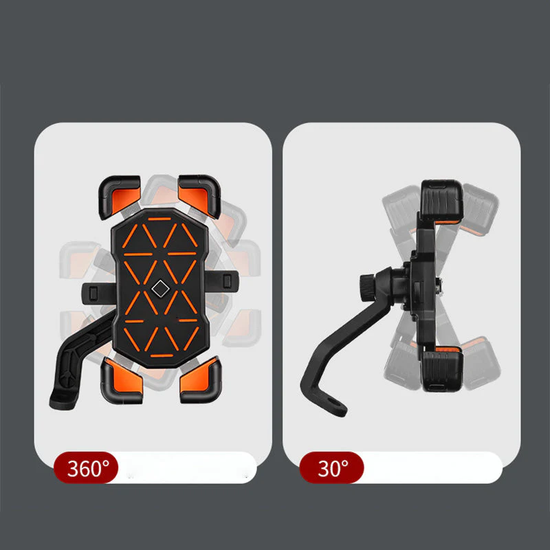 🚴‍♂️ LAST DAY 50% OFF! ✨ Universal Bike Phone Holder - 360° Rotation with Shockproof Silicone Grip for Secure Cycling & Outdoor Navigation 📱🔒 - Image 4