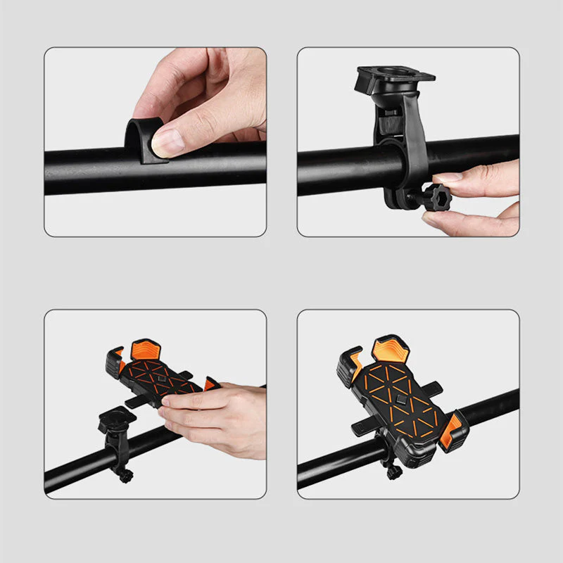 🚴‍♂️ LAST DAY 50% OFF! ✨ Universal Bike Phone Holder - 360° Rotation with Shockproof Silicone Grip for Secure Cycling & Outdoor Navigation 📱🔒 - Image 8