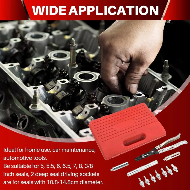 11pcs Valve Stem Seal Remover and Installer Tool Set - Image 2