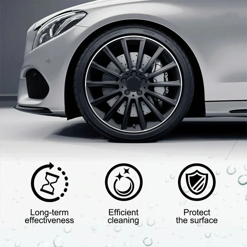 Versatile Lasting Hydrophobic Car Tire  Polishing Cleaner Paste - Image 2