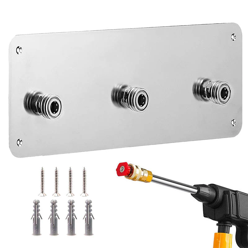 Wall Mount Foam Cannon Holder with 1/4" Quick Connect - Image 2