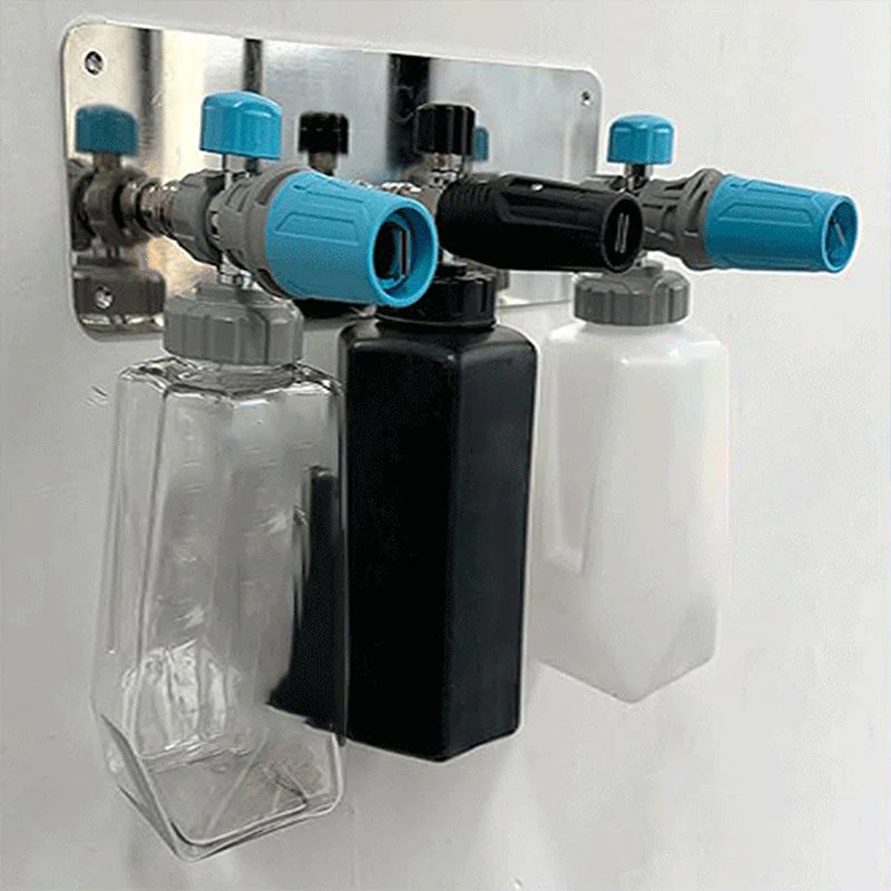 Wall Mount Foam Cannon Holder with 1/4" Quick Connect - Image 7