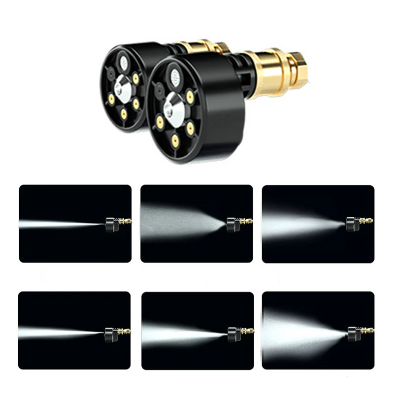 🌿💧6-in-1 Adjustable High Pressure Wash Nozzles - for Deck, Car and House Cleaning - Image 4