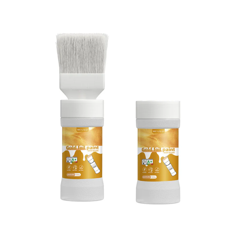 Water-Based Metallic Silver Paint with Built-in Brush - Image 12