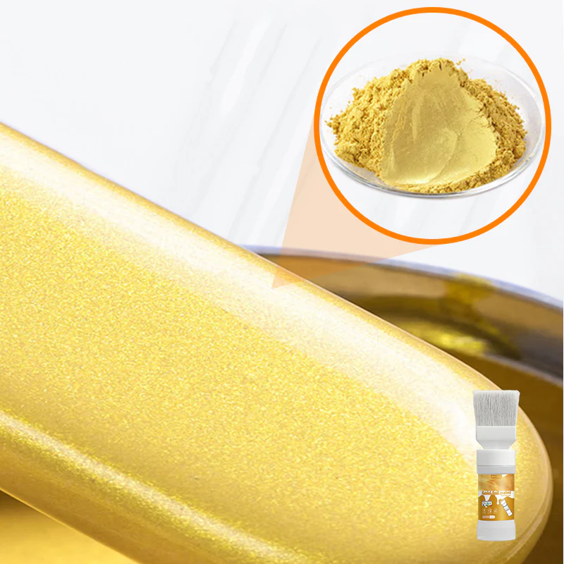 Water-Based Metallic Silver Paint with Built-in Brush - Image 5