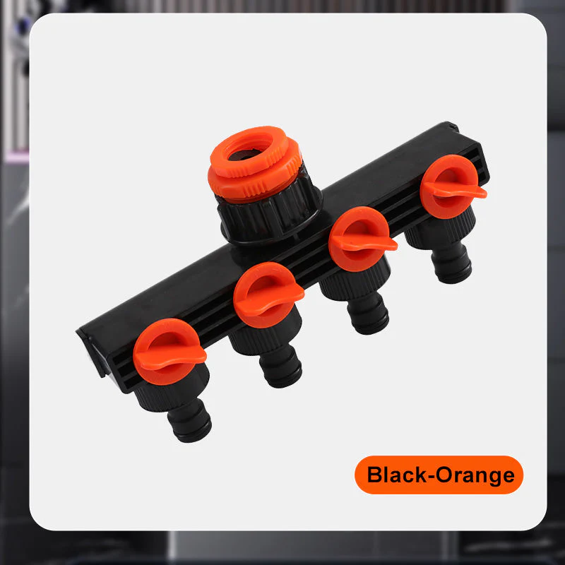 4 Way Plastic Connector Garden Hose Pipe Splitter - Image 9
