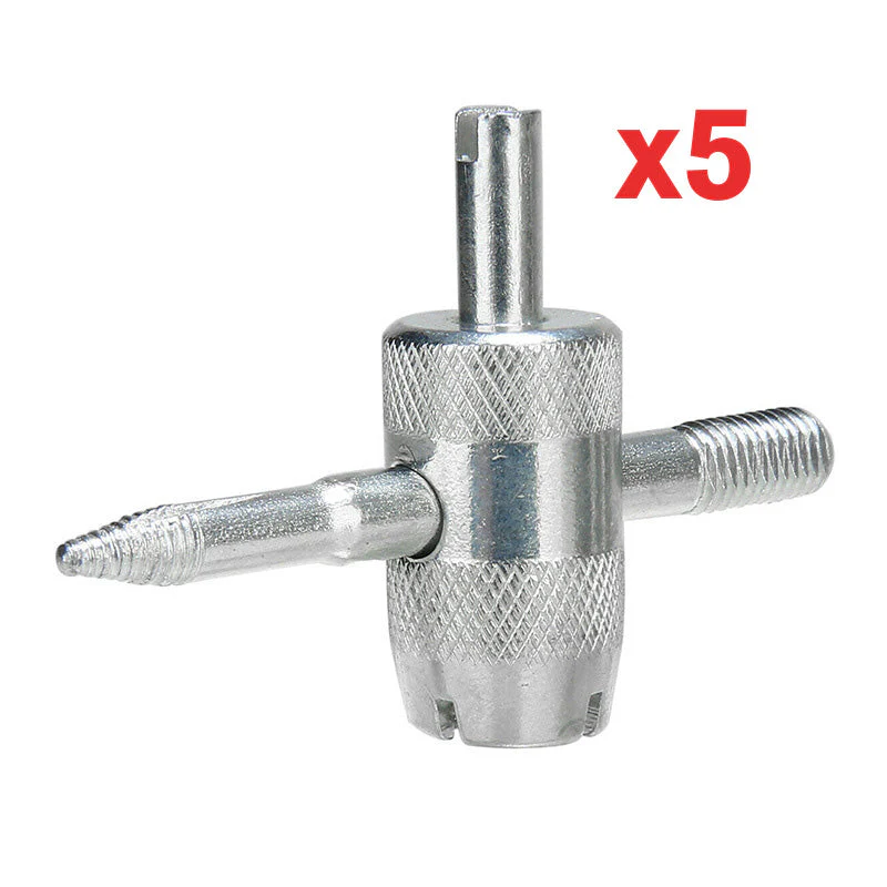5PCS 4-Way Tyre Valve Removal Tool for Car - Image 15