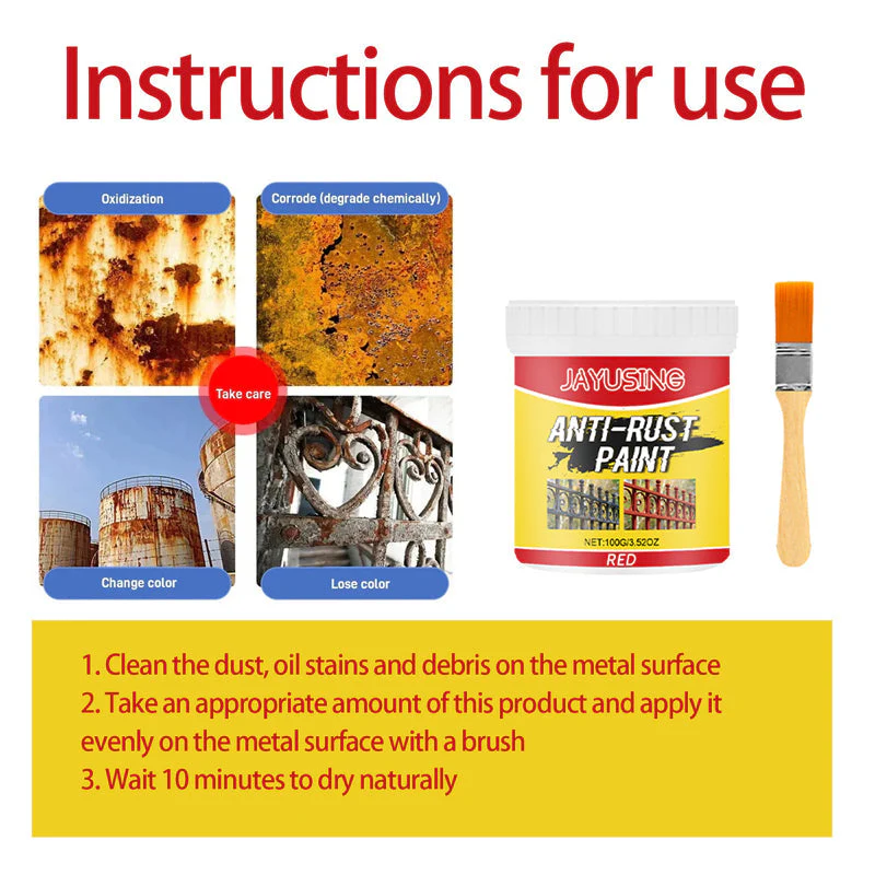 Weatherproof Rust Converter Paint for Metal - Image 3