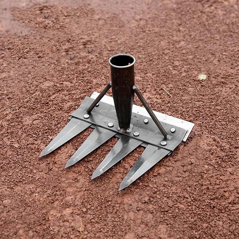 Heavy-Duty Steel Garden Weeding Rake - Image 6