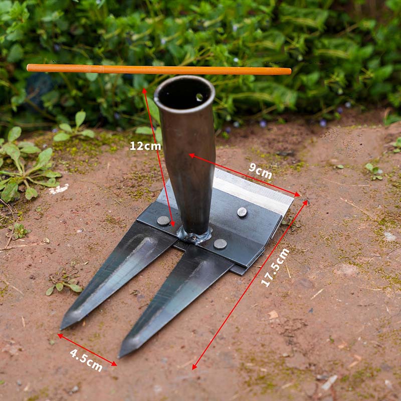 Heavy-Duty Steel Garden Weeding Rake - Image 8