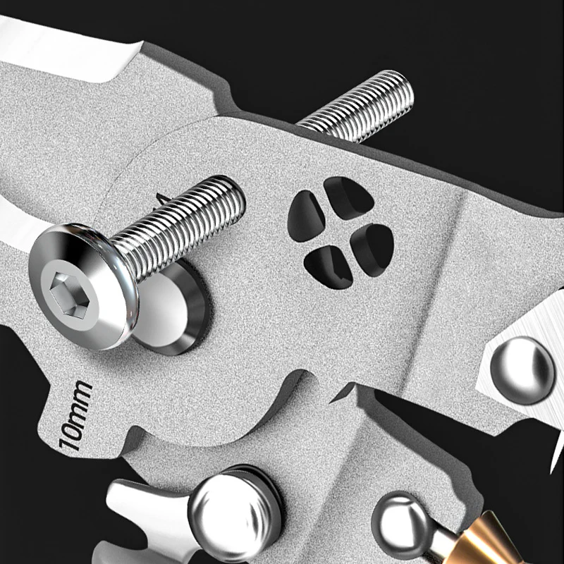 Multifunctional Foldable Wire Stripping Scissors with Electrical Test - Image 4