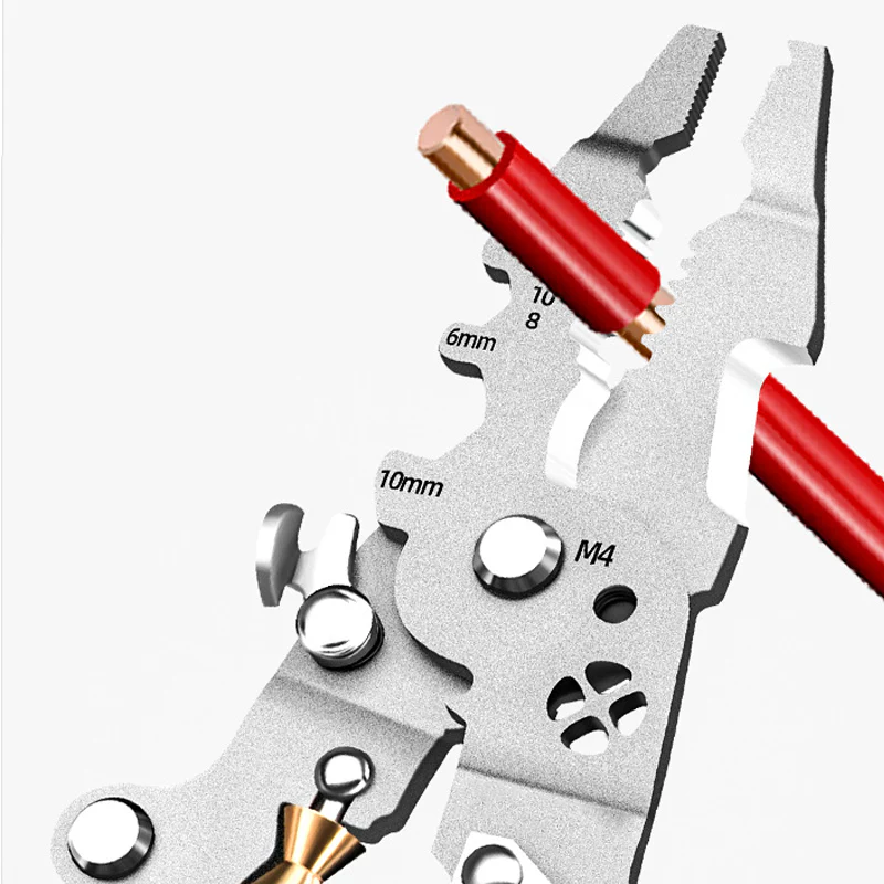 Multifunctional Foldable Wire Stripping Scissors with Electrical Test - Image 5