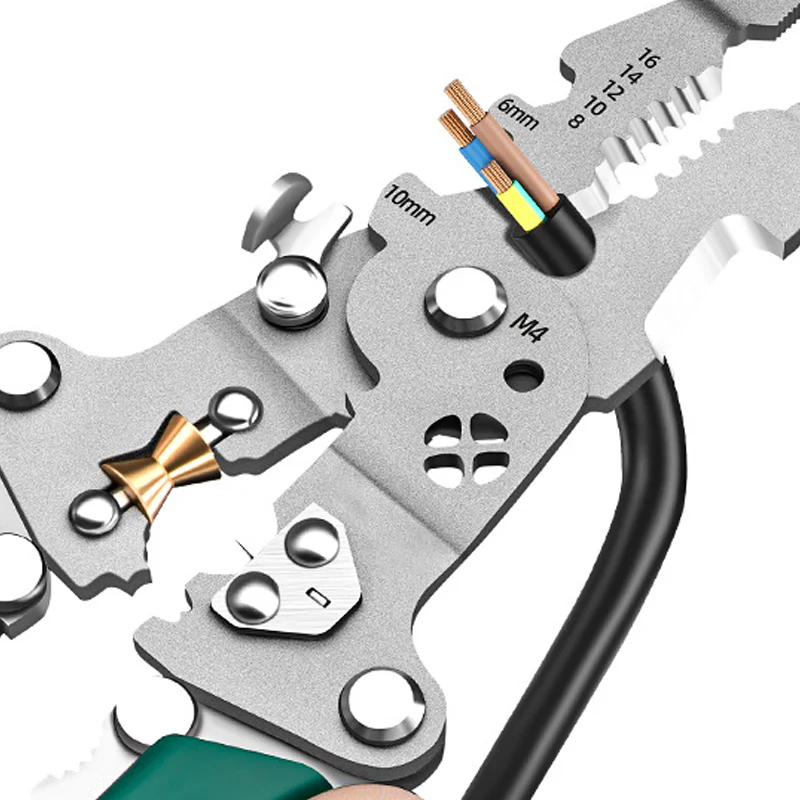 Multifunctional Foldable Wire Stripping Scissors with Electrical Test - Image 7